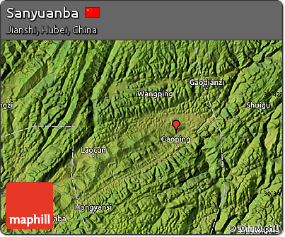 Satellite Map of Sanyuanba