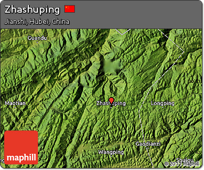 Satellite Map of Zhashuping