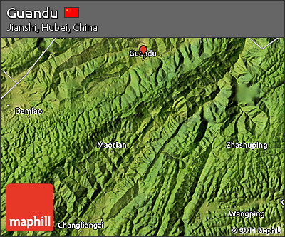 Satellite Map of Guandu