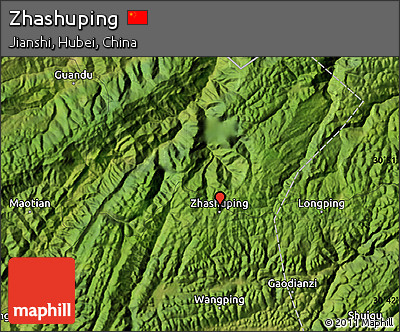 Satellite Map of Zhashuping