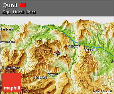Physical 3D Map of Qunli