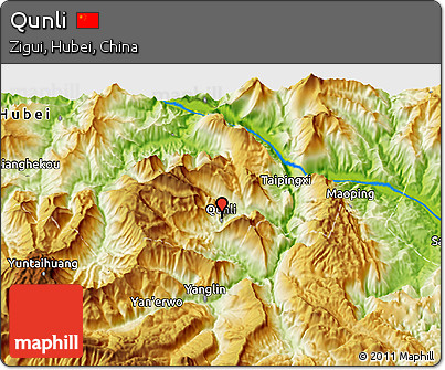 Physical 3D Map of Qunli