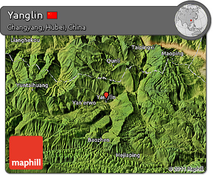 Satellite 3D Map of Yanglin