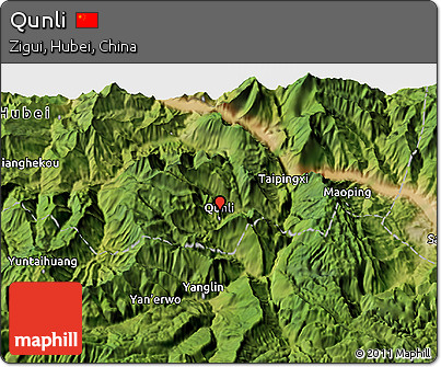 Satellite 3D Map of Qunli