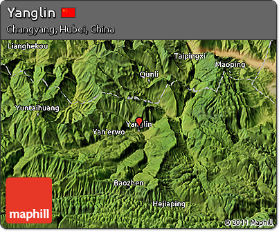 Satellite 3D Map of Yanglin