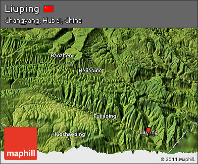 Satellite 3D Map of Liuping