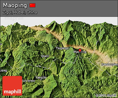 Satellite 3D Map of Maoping