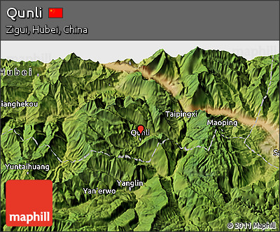 Satellite 3D Map of Qunli