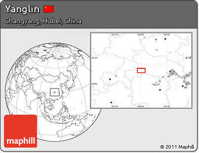 Blank Location Map of Yanglin