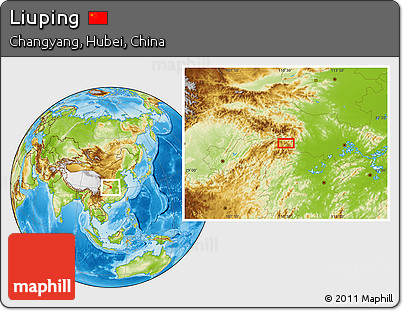 Physical Location Map of Liuping