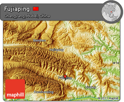 Physical Map of Fujiaping