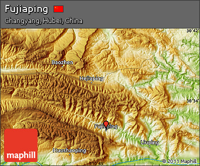 Physical Map of Fujiaping