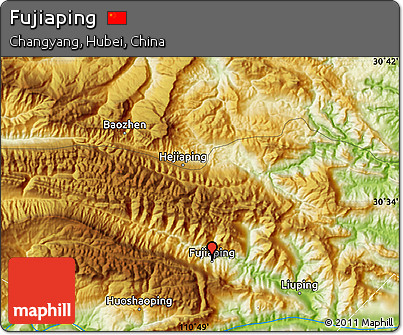 Physical Map of Fujiaping