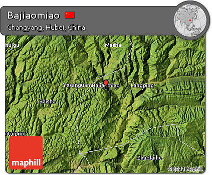 Satellite Map of Bajiaomiao