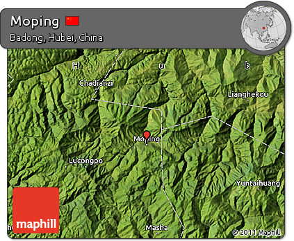 Satellite Map of Moping