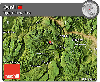 Satellite Map of Qunli