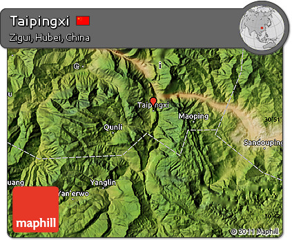 Satellite Map of Taipingxi