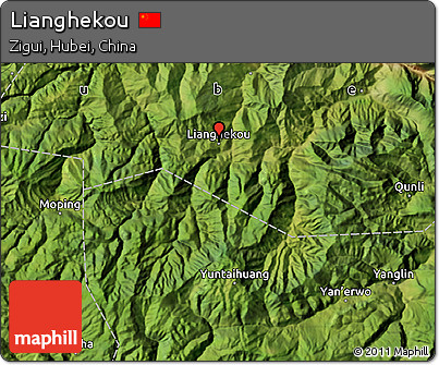 Satellite Map of Lianghekou