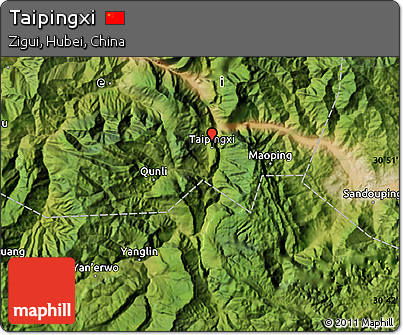 Satellite Map of Taipingxi