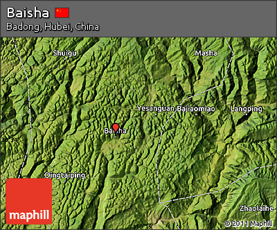 Satellite Map of Baisha
