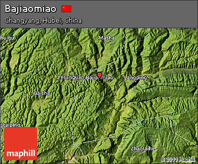 Satellite Map of Bajiaomiao