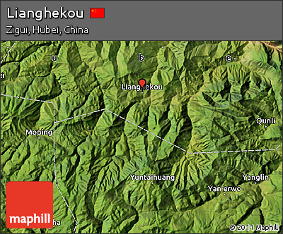 Satellite Map of Lianghekou
