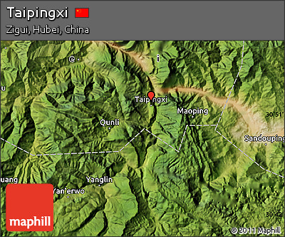 Satellite Map of Taipingxi