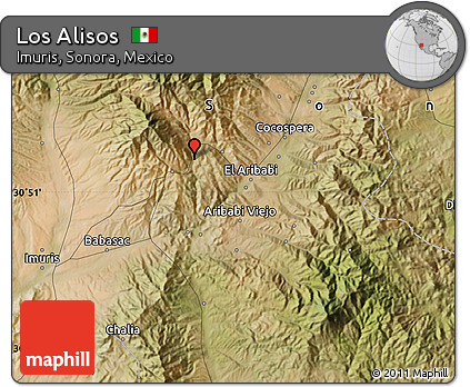 Satellite Map of Los Alisos