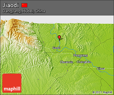 Physical 3D Map of Jiaodi