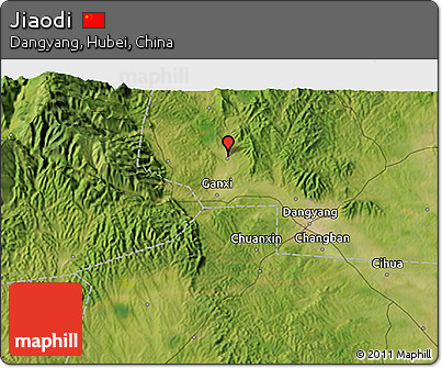 Satellite 3D Map of Jiaodi