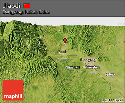 Satellite 3D Map of Jiaodi