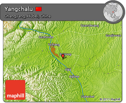 Physical Map of Yangchalu