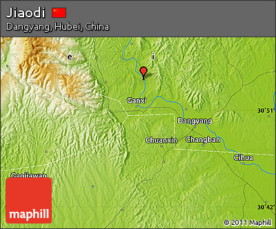 Physical Map of Jiaodi