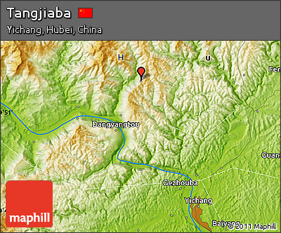 Physical Map of Tangjiaba