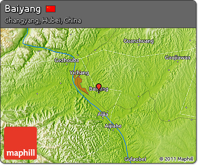 Physical Map of Baiyang