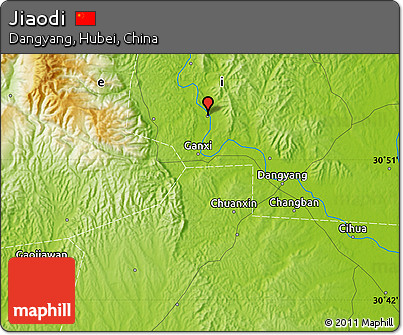 Physical Map of Jiaodi