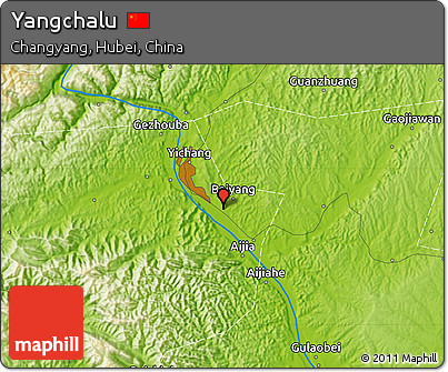 Physical Map of Yangchalu