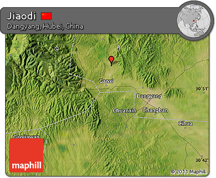 Satellite Map of Jiaodi