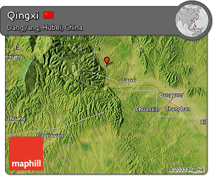 Satellite Map of Qingxi