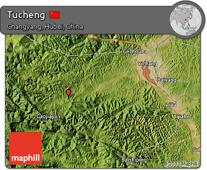 Satellite Map of Tucheng