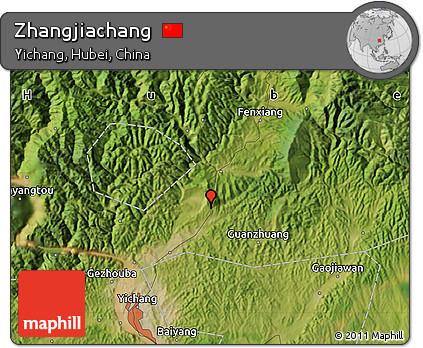 Satellite Map of Zhangjiachang