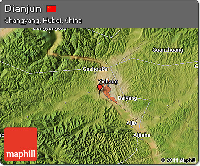 Satellite Map of Dianjun