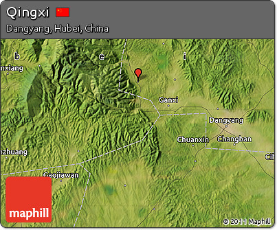 Satellite Map of Qingxi