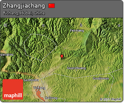 Satellite Map of Zhangjiachang