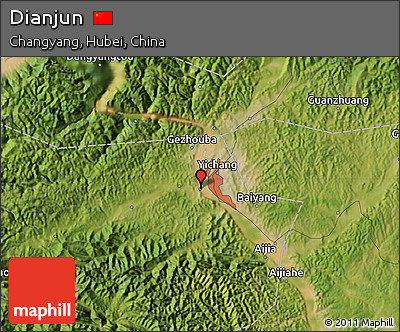 Satellite Map of Dianjun