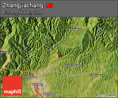 Satellite Map of Zhangjiachang