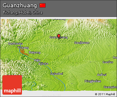 Physical Panoramic Map of Guanzhuang
