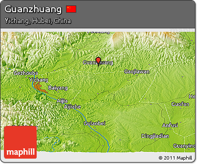 Physical Panoramic Map of Guanzhuang