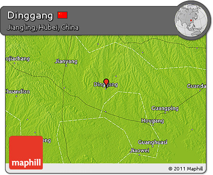 Physical 3D Map of Dinggang