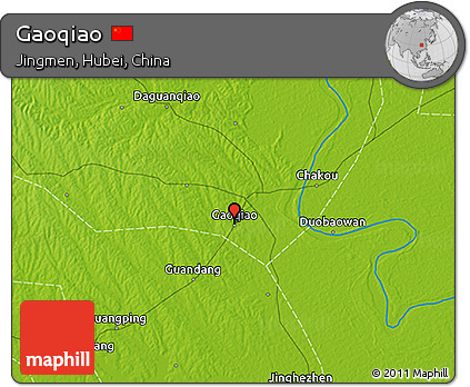 Physical 3D Map of Gaoqiao